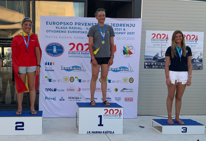 TRES PLATAS PARA REGATISTAS BALEARES EN EL EUROPEO DE ILCA 6 SUB-19
